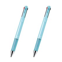 파이롯트 다기능 젤잉크 쥬스업 4색 다색펜 0.4mm, 민트, 2개