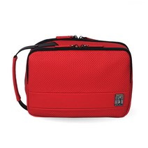 PGA투어 뉴패턴 골프 빅 파우치 백, 레드