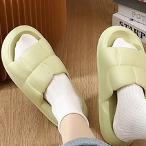 피어니스트 여성용 폭신한 두꺼운 슬리퍼