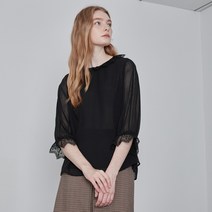 올리비아로렌 레이스 패치 블라우스 VOCNLYF7341