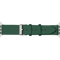 하빙 애플워치 가죽 스트랩 42 / 44 / 45 mm, 포레스트그린