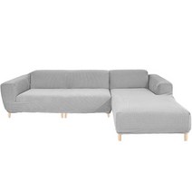 커버리코 와플핏 카우치 소파커버 카우치 R, 그레이