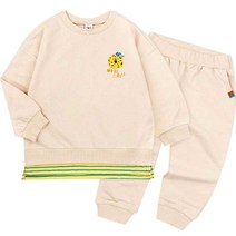 몰리멜리 아동용 말랑이 레이어드 상하복세트