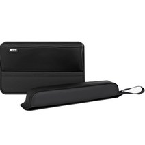 메이튼 차량용 사이드 포켓 틈새 수납함 쿠션, 전차종, 블랙, 1개