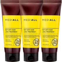 메디올 알시피 안티로스 두피청정 탈모완화 트리트먼트, 3개, 200ml