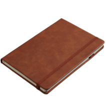 온메이커 비즈니스 하드가죽커버 심플 다이어리, 브라운