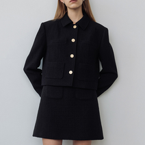 제이에스엔와이 Classy A line Tweed Skirt JWSK2F902