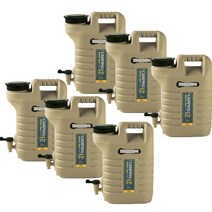 코멕스 다용도 캠핑물통 12L, 밀리터리 그린, 6개