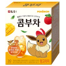 담터 포켓몬 콤부차 망고리치, 5g, 30개