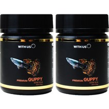 위더스 프리미엄 구피 사료 60ml, 35g, 2개