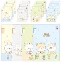 펜피아 800 초등제본 10칸 쓰기 노트, 20개, 랜덤발송