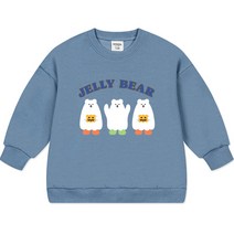 뉴욕꼬맹이 아동용 젤리베어 오버핏 맨투맨 티셔츠 J072