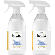 디볼베르 루시드 손소독제 스프레이 에탄올, 2개, 500ml