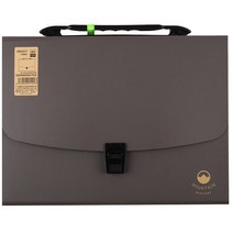 다층 고급 클리어 화일, 1개, 02 브라운