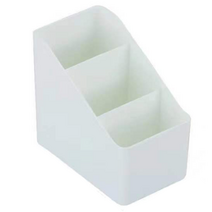 헤론 책상 화장대 화장품 수납 연필꽂이 정리 케이스 화이트, 1단