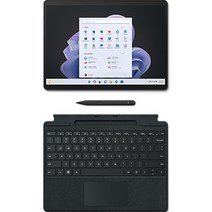 마이크로소프트 2022 서피스 프로9 노트북 13 + 키보드 + 슬림펜 2, 256GB, QEZ-00032/8X6-00017, 코어i5, Graphite(노트북), Black(키보드), WIN11 Home, 8GB