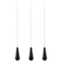 앤도 컬러손잡이 38.5cm 지휘봉 3p, 블랙