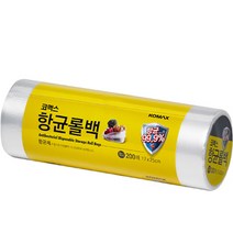 코멕스 항균 비닐롤백 미니 170 x 250 mm 200p, 1개