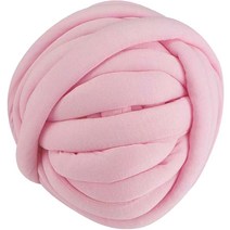 울트랩 자이언트얀 핑거니팅 뜨개실 250g, 핑크, 1개