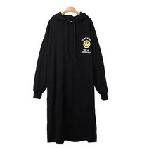 볼게린 박시 기모 스마일 후드 롱 원피스 cpops8325k2b