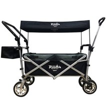 루키 피크닉 콤보 유아웨건 레인커버 + 모기장 세트, 그레이 + 블랙(웨건)