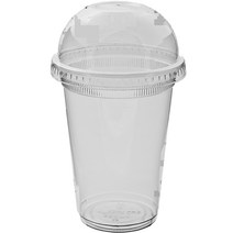 스완 일회용 아이스컵 490ml + 돔 뚜껑, 100개