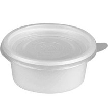 스완 국 찜 탕 도시락 일회용 배달용기 105파이 중 백색 300ml, 100개입, 1개