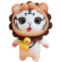 후니마켓 DIY 펠트 세트 고양이 44사자 차량용1, 혼합색상, 1세트