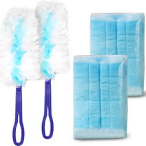 생활공식 홈 더스터 먼지털이개 핸들 + 리필 15p 세트, 2세트, 블루