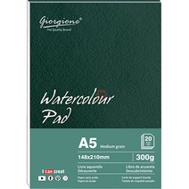 심플리앤 조르조네 드로잉 페이퍼 패드 수채화용 300g A5, 1개