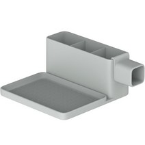 브런트 다용도 데스크 오거나이저 발렛 트레이, 보스턴 그레이, 1개