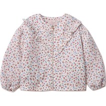 페리미츠 여아용 프릴 전판 패딩 점퍼 P2311J055