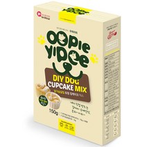 브레드가든 반려동물 우피이피 닭가슴살 토핑 컵케이크 믹스 70g x 2p + 닭가슴살칩 10g 간식 DIY 세트, 닭, 1세트