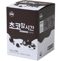 초코할시간 프로틴 초코볼 6p, 1개, 180g