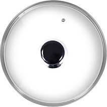 까사베니 넘침방지 강화유리 프라이팬 뚜껑, 1개, 26cm