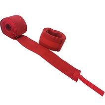 순잠 면 통기성 복싱 권투 붕대 핸드 스트랩, 레드