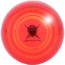 디맥스프로 투명 파크골프공 4피스, 레드, 1개