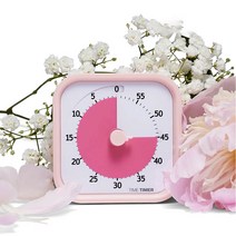 타임타이머 홈에디션 탁상시계, 피오니 핑크
