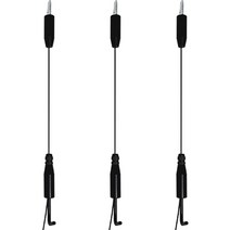 슬림 천장걸이, 블랙, 3개