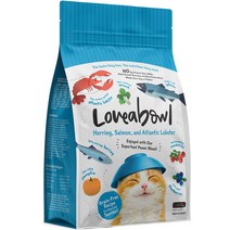 러비어볼 전연령 그레인프리 고양이 건식사료 청어 연어 랍스터, 1개, 4.1kg, 생선