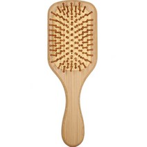 와이에스 두피케어 패들 쿠션 헤어브러쉬 사각 빗, 우드, 1개