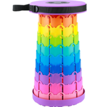 아베른 아코디언 캠핑 폴딩체어 레인보우, 퍼플