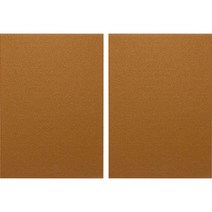 올데이랩 소음방지 FELT 가드스티커 시트 브라운 A5, 2개