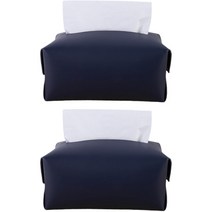 마켓피오 홈 인테리어 PU 각티슈 보관함 타입3 2p