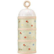아가방 유아용 3단 마이페이보릿띵스 분유케이스, 혼합색상, 1개