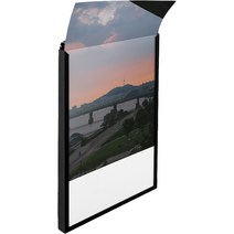 서프푸 인테리어 액자 프레임, 블랙