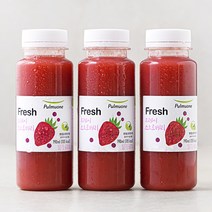 풀무원 프레시 스트로베리 주스, 190ml, 3개