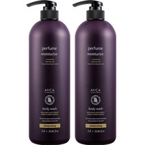 아브카 퍼퓸 대용량 바디워시 일랑일랑, 1000ml, 2개