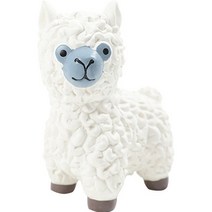 파스텔펫 강아지 알파카 라텍스 삑삑이 장난감 FREE, 화이트, 1개