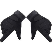 올라운더 남성용 아웃도어 등산 장갑 양손착용 세트, 블랙